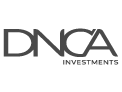 logotype DNCA Investments noir et blanc, logo