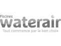 logotype WaterAir noir et blanc, logo